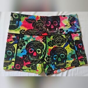 RETIRED CVG Tie Dye Skull Shorts 2.5in